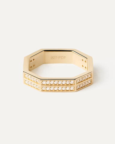 PDPAOLA Gold Olympia Ring