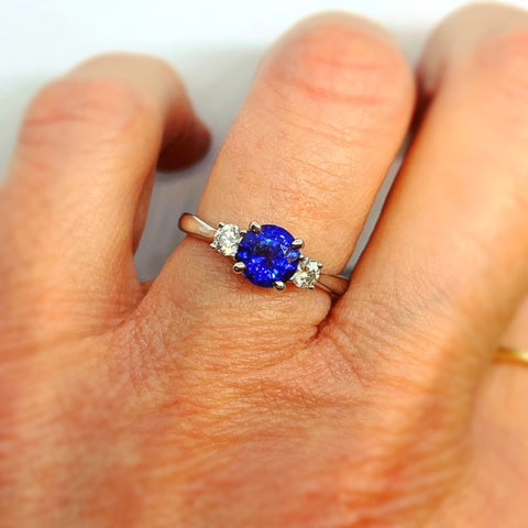 Vintage Sapphire & Diamond Ring - VF182