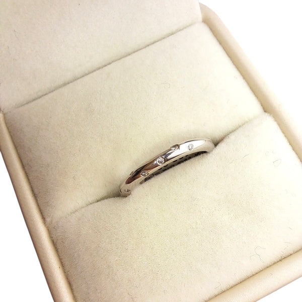 9ct White Gold Diamond Sprinkle Ring