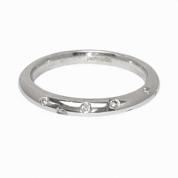 9ct White Gold Diamond Sprinkle Ring