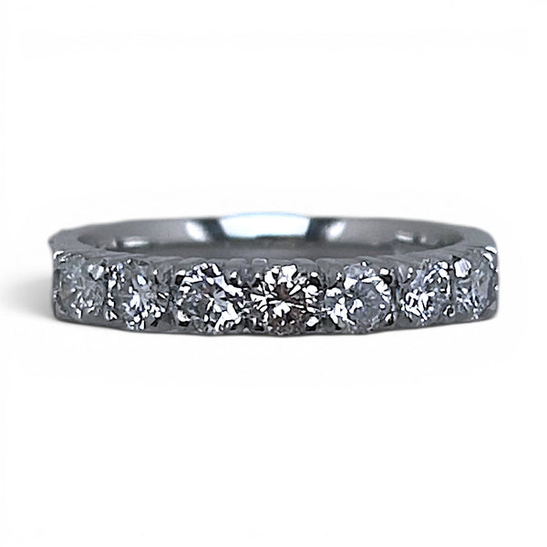 Platinum and Diamond "Eternal Romance" Half Eternity Ring