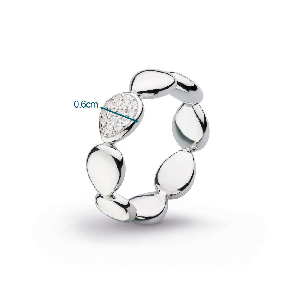 Kit Heath Coast Pebble Glisten Pavé Ring