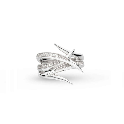 Kit Heath Entwine Helix Wrap Pavé Ring