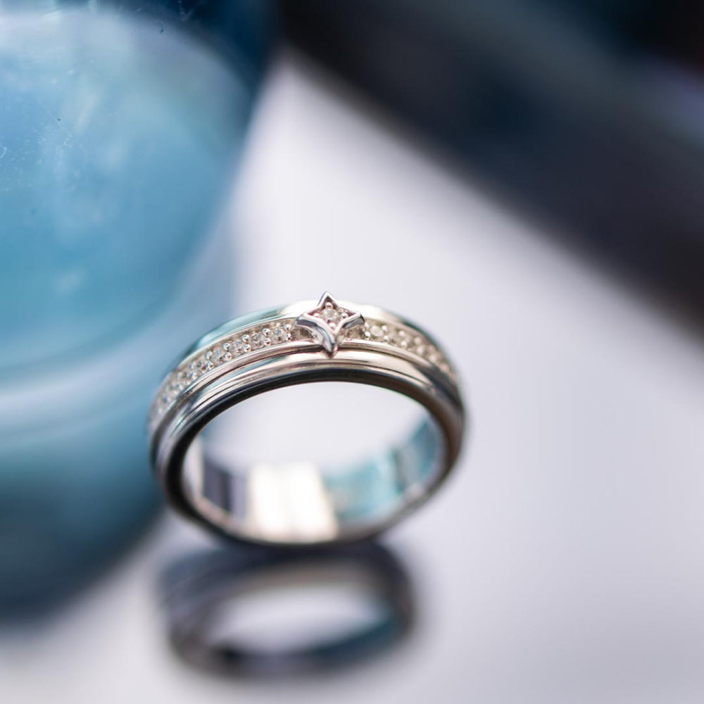 Kit Heath Céleste Astoria Starburst Pavé Spinner Ring