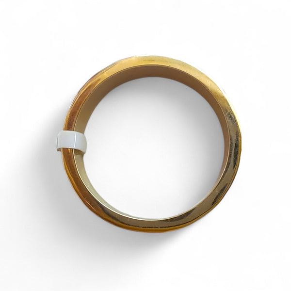 5mm 9ct Gold Small-Hammered Flat Band