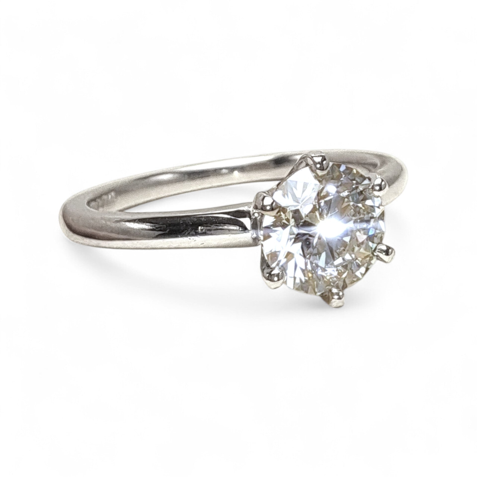 Platinum 1ct  Diamond Solitaire Engagement Ring