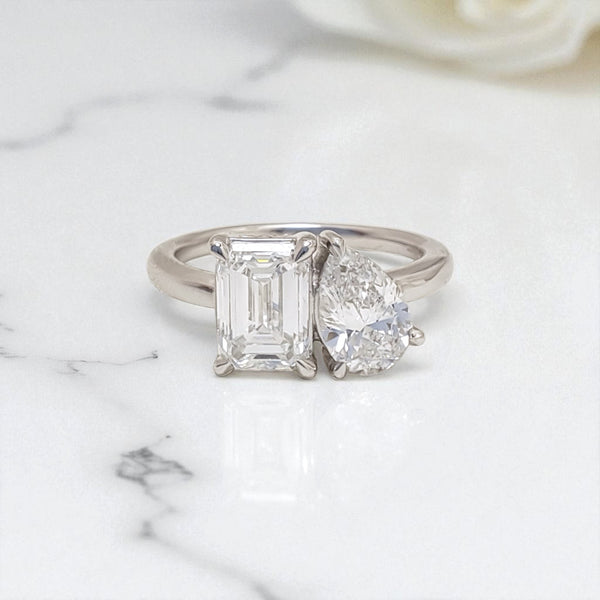 'Toi-et-Moi'  2.10ct Diamond Engagement Ring