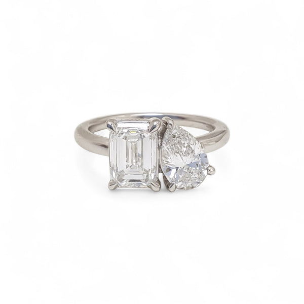 'Toi-et-Moi'  2.10ct Diamond Engagement Ring