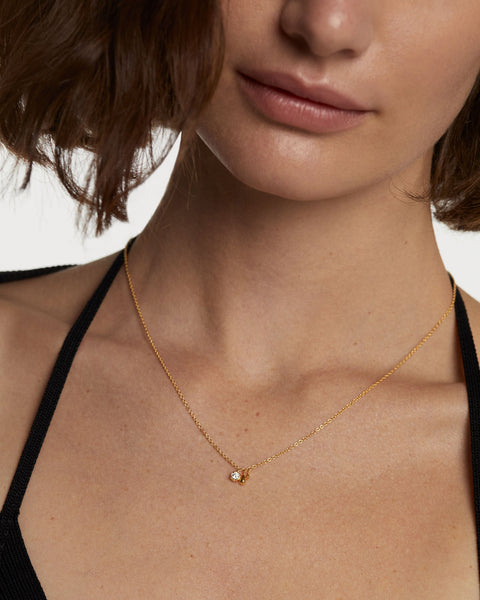 PDPAOLA Gold Water Necklace