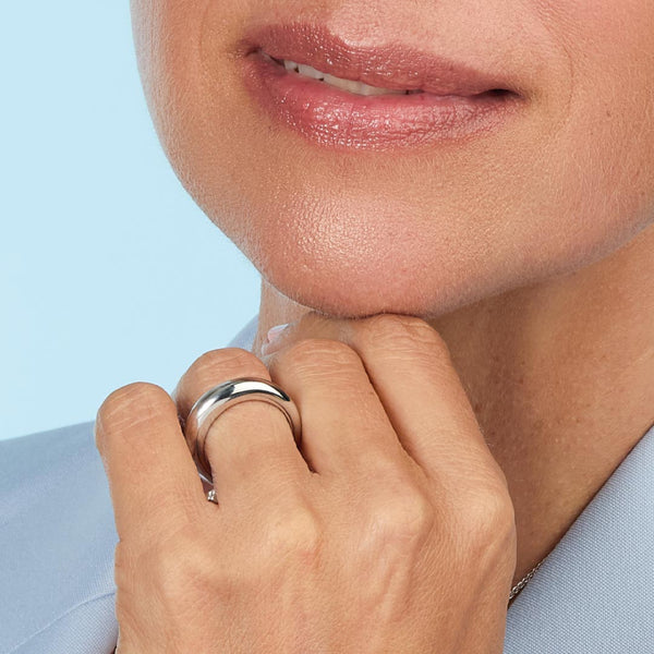 Kit Heath Coast Pebble Smooth Ring