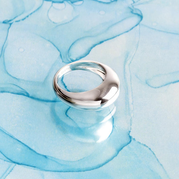 Kit Heath Coast Pebble Smooth Grande Ring