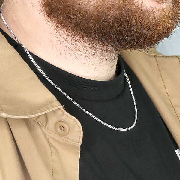 Medium Curb Chain - Sterling Silver