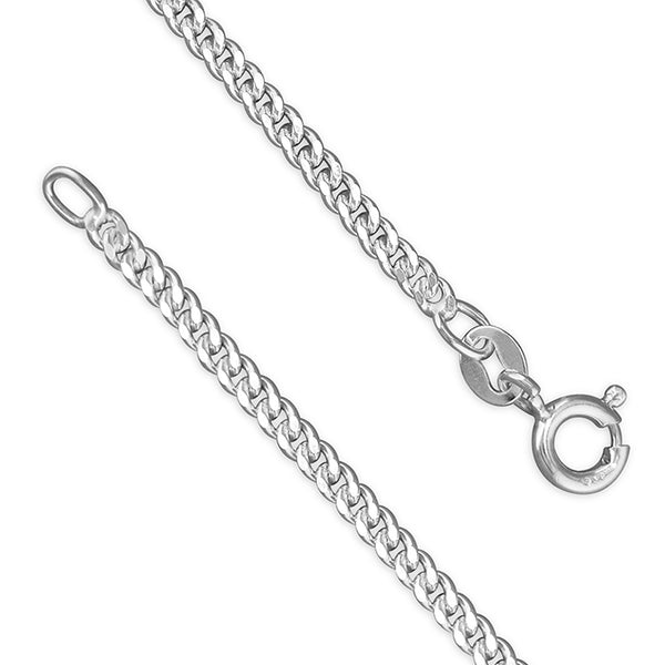 Medium Curb Chain - Sterling Silver