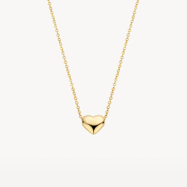 Blush 14ct Gold Heart Necklace