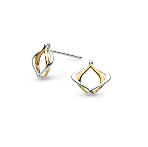 Kit Heath Alicia Golden Petite Stud Earrings