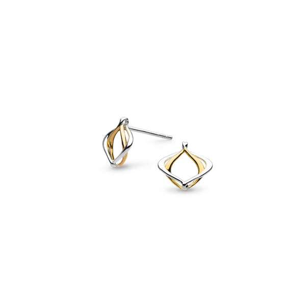 Kit Heath Alicia Golden Petite Stud Earrings