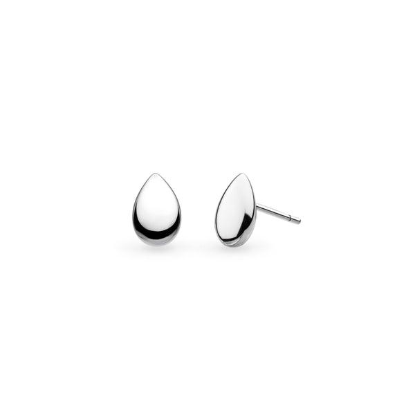 Kit Heath Coast Pebble Smooth Stud Earrings