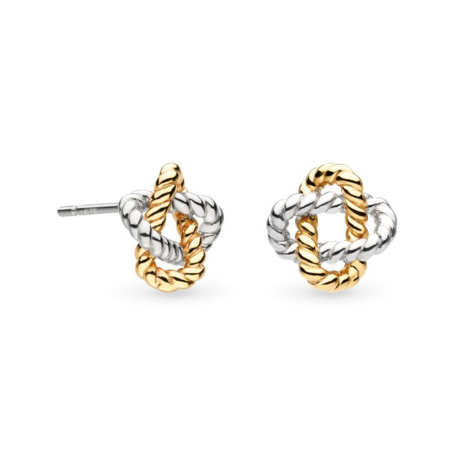 Kit Heath Marina Rope Knot Golden Stud Earrings
