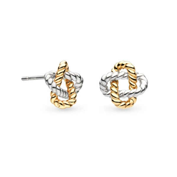 Kit Heath Marina Rope Knot Golden Stud Earrings