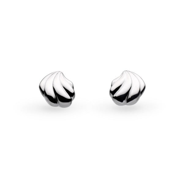 Kit Heath Océane Shell Echo Petite Rounded Stud Earrings