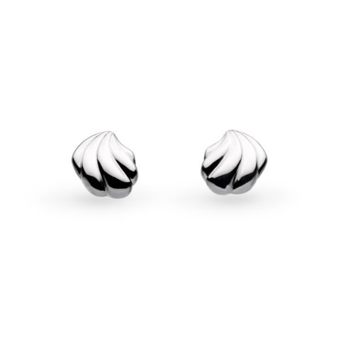Kit Heath Océane Shell Echo Petite Rounded Stud Earrings