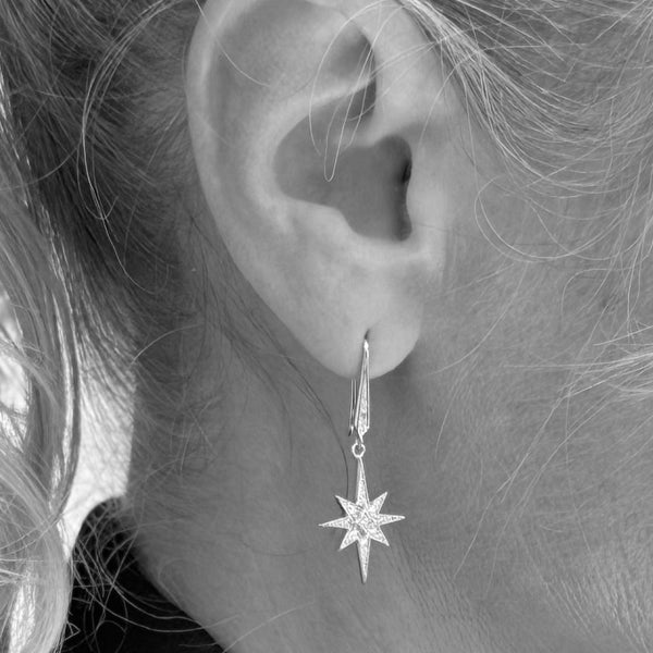 Kit Heath Céleste North Star Grande Drop Earrings