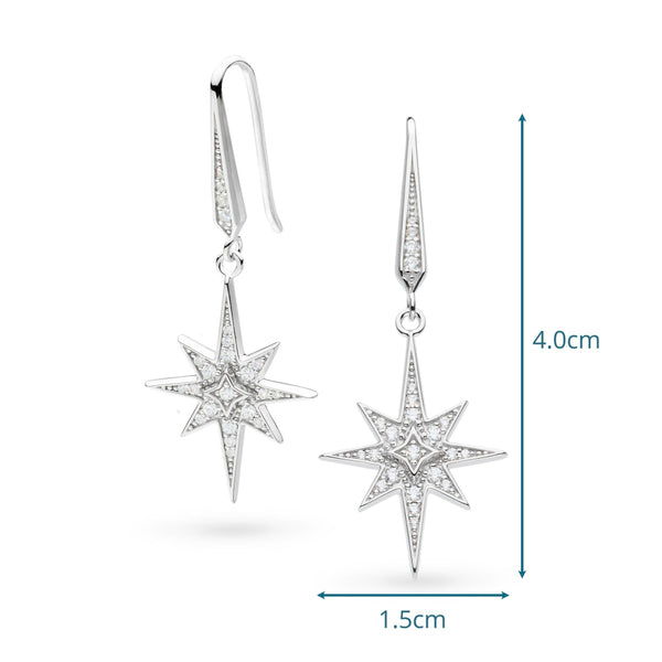 Kit Heath Céleste North Star Grande Drop Earrings