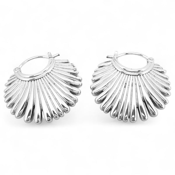 Kit Heath Radiance Grande Fan Hoops