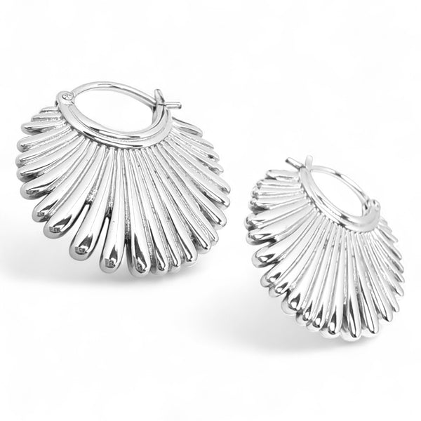 Kit Heath Radiance Grande Fan Hoops