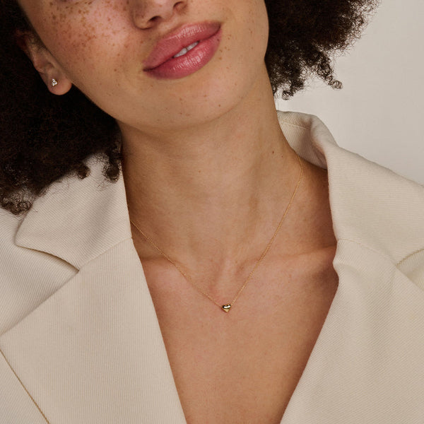 Blush 14ct Gold Heart Necklace