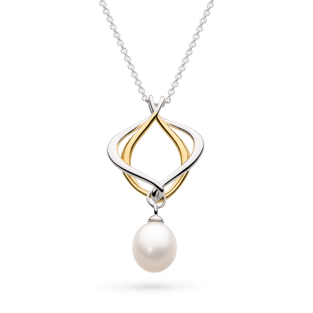Kit Heath Alicia Golden Pearl Necklace