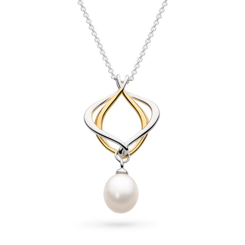 Kit Heath Alicia Golden Pearl Necklace