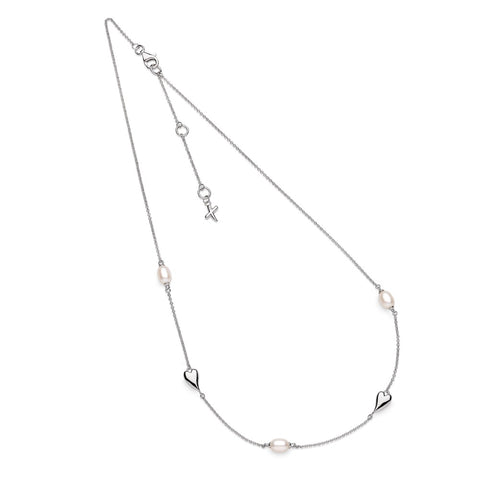 Kit Heath Desire Kiss Pearl Station Necklace