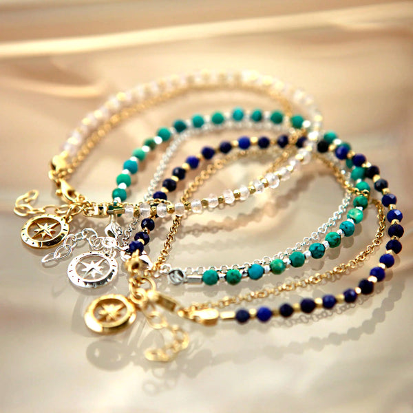 Christin Ranger Natural Gemstone Friendship Bracelet