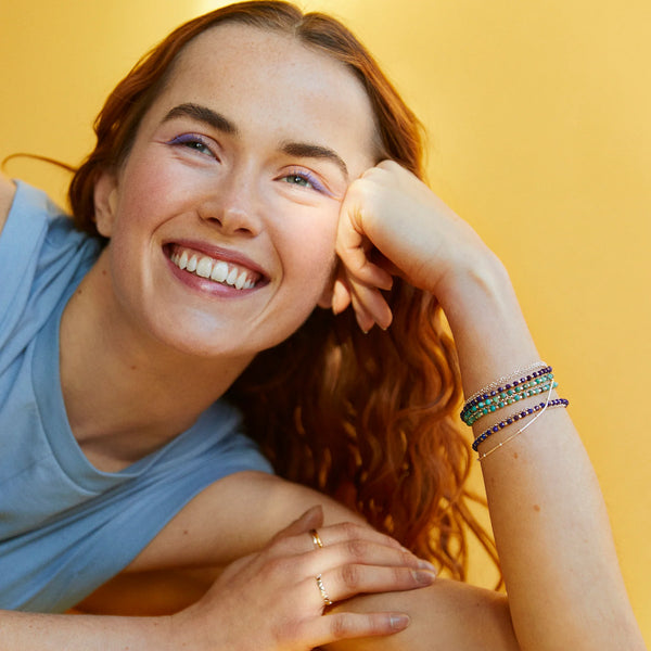 Christin Ranger Natural Gemstone Friendship Bracelet