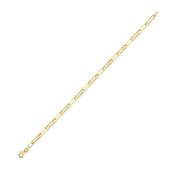 Interlocking Links 9ct Yellow Gold Bracelet