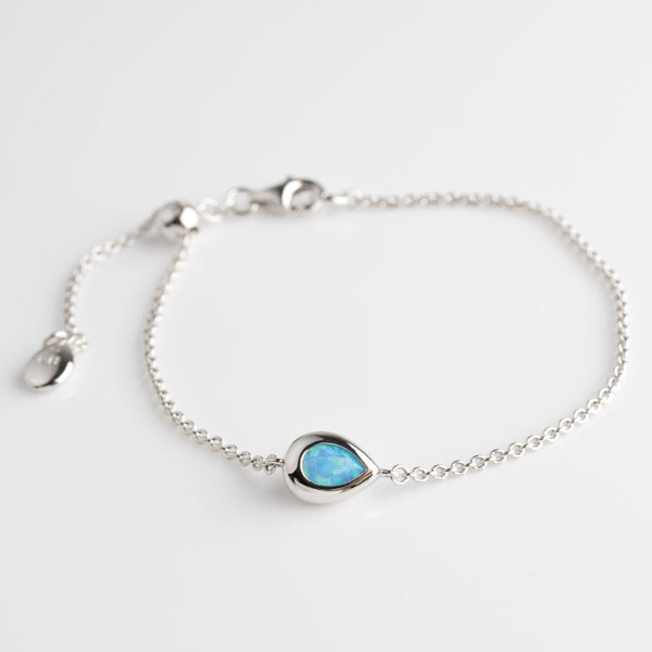 Kit Heath Coast Pebble Blue Opal Slider Bracelet