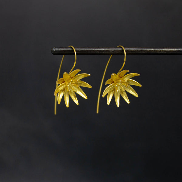 Beyond Biasa Statement Flower Drop Earrings