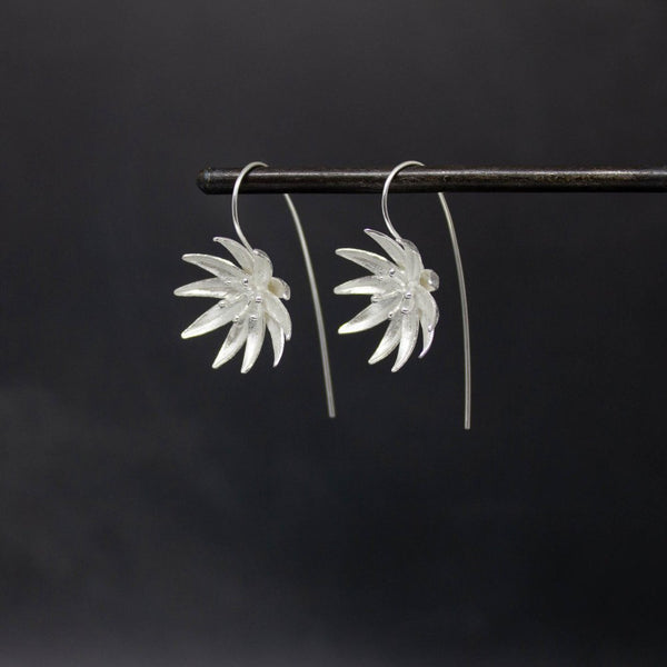 Beyond Biasa Statement Flower Drop Earrings