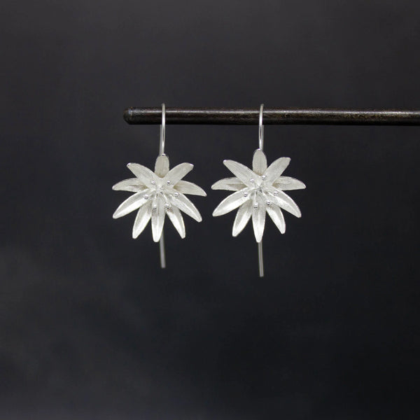 Beyond Biasa Statement Flower Drop Earrings
