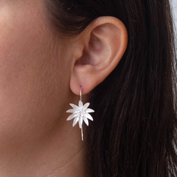 Beyond Biasa Statement Flower Drop Earrings