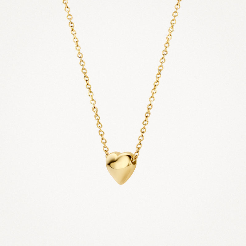 Blush 14ct Gold Heart Necklace