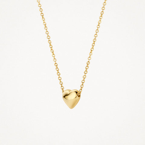 Blush 14ct Gold Heart Necklace