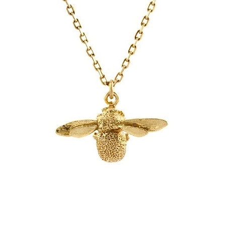 Alex Monroe Gold Baby Bee Necklace