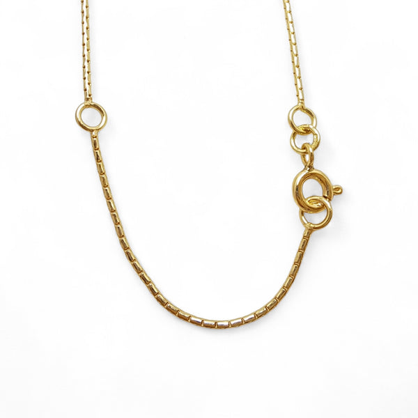 9ct Gold 16-18" Anaconda Chain Necklace - Medium Weight