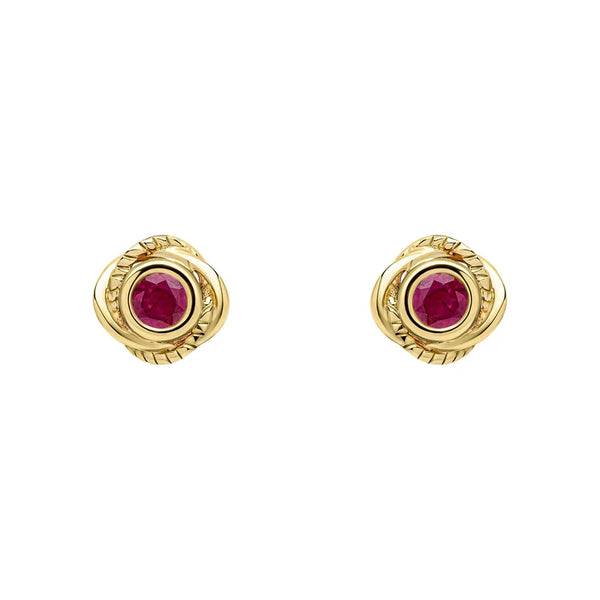 Fura Ruby Stud Earrings