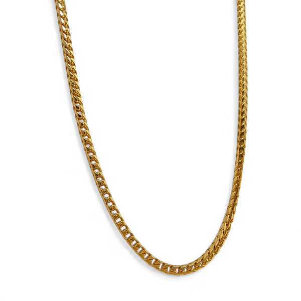 9ct Gold 16-18" Franco Fox Chain Necklace - Heavy Weight