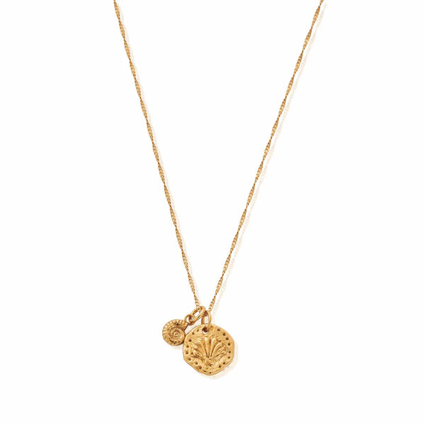 ChloBo Tiny Twisted Rope Chain Traveling Protection Necklace