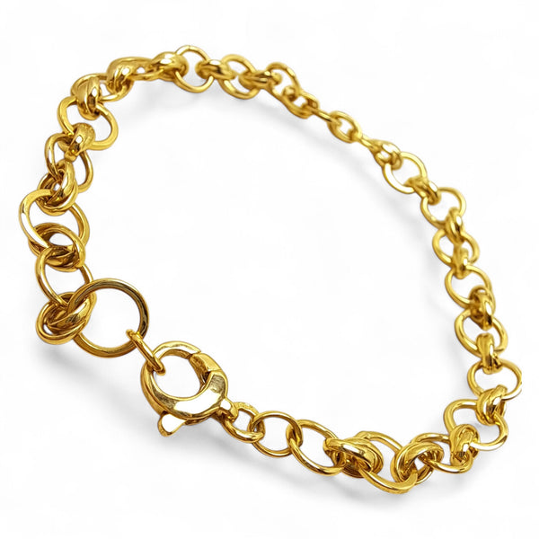 9ct Gold 7.5"  Rio Bracelet