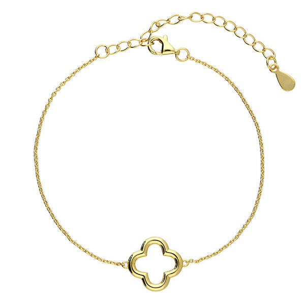 Sterling Silver Quatrefoil Bracelet